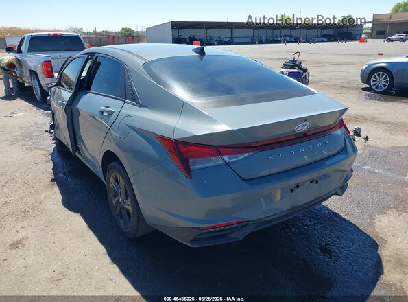 KMHLS4AG1MU141261 2021 HYUNDAI ELANTRA Blue Հետևի ձախ