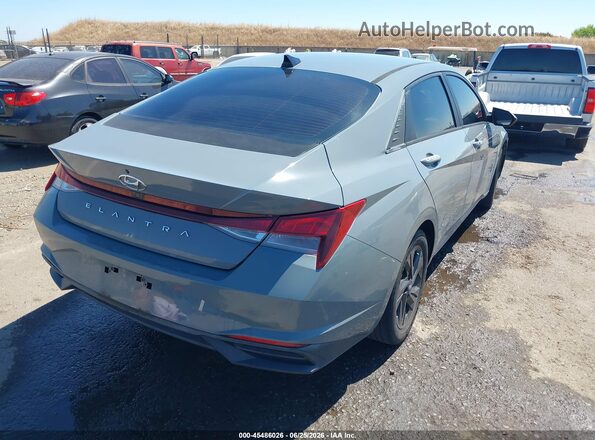 KMHLS4AG1MU141261 2021 HYUNDAI ELANTRA Blue Հետևի աջ