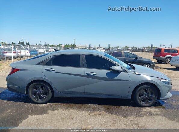 KMHLS4AG1MU141261 2021 HYUNDAI ELANTRA Blue Սալոնի հետևի տեսք