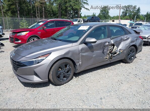 KMHLS4AG1NU299097 2022 HYUNDAI ELANTRA Серый Передняя левая четверть