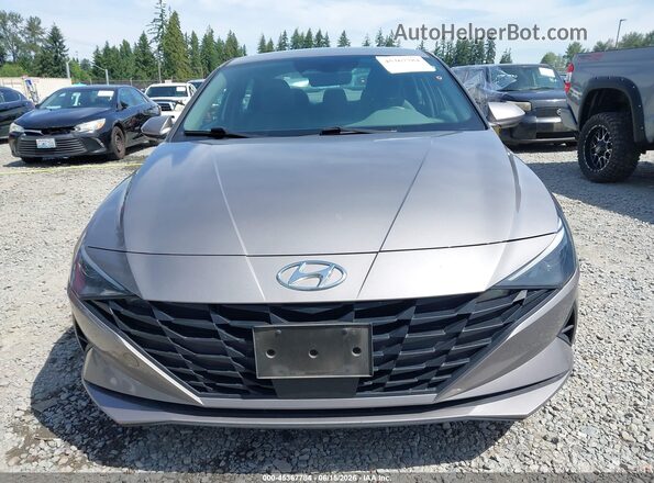 KMHLS4AG1NU299097 2022 HYUNDAI ELANTRA Серый Вид задней части салона