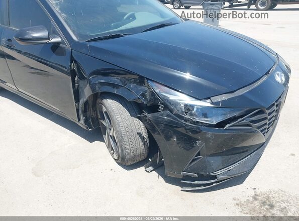KMHLS4AG1PU427518 2023 HYUNDAI ELANTRA Black Вид спереду