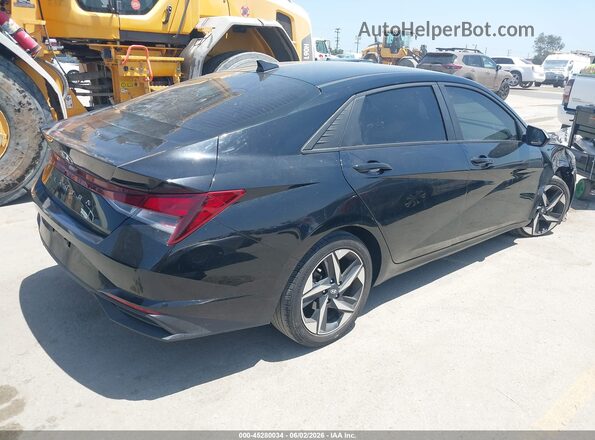 KMHLS4AG1PU427518 2023 HYUNDAI ELANTRA Black Задня права чверть
