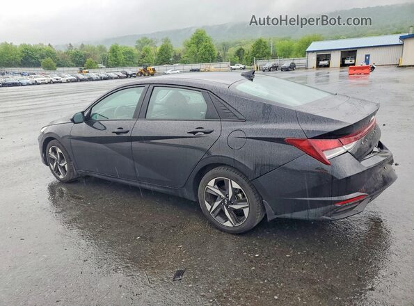KMHLS4AG1PU558013 2023 HYUNDAI ELANTRA Black Հետևի ձախ