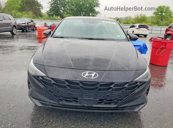 KMHLS4AG1PU558013 2023 HYUNDAI ELANTRA Black Դիմացի տեսք
