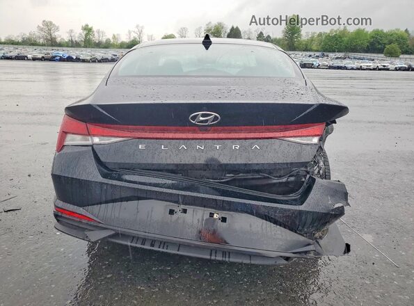 KMHLS4AG1PU558013 2023 HYUNDAI ELANTRA Black Հետևի տեսք