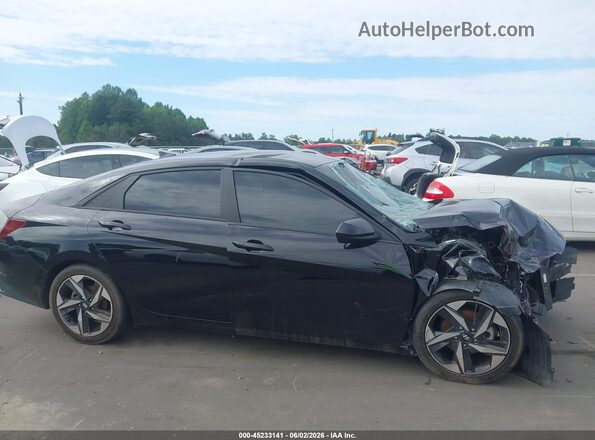KMHLS4AG1PU591822 2023 HYUNDAI ELANTRA Black Vista interior trasera
