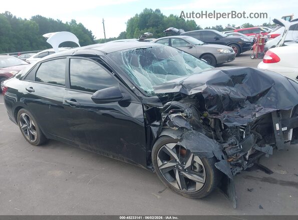 KMHLS4AG1PU591822 2023 HYUNDAI ELANTRA Black 