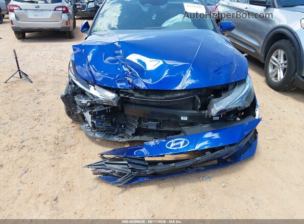KMHLS4AG2MU187438 2021 HYUNDAI ELANTRA Blue Vista frontal