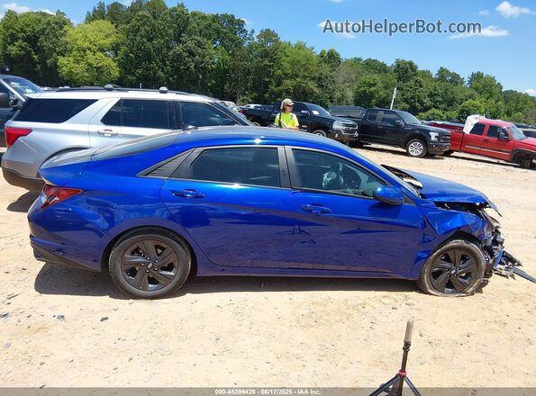 KMHLS4AG2MU187438 2021 HYUNDAI ELANTRA Blue Vista interior de 360 grados