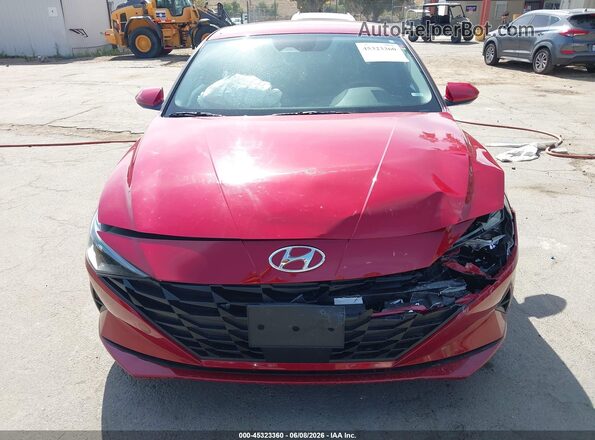 KMHLS4AG2MU200303 2021 HYUNDAI ELANTRA Красный Вид щитка приборов