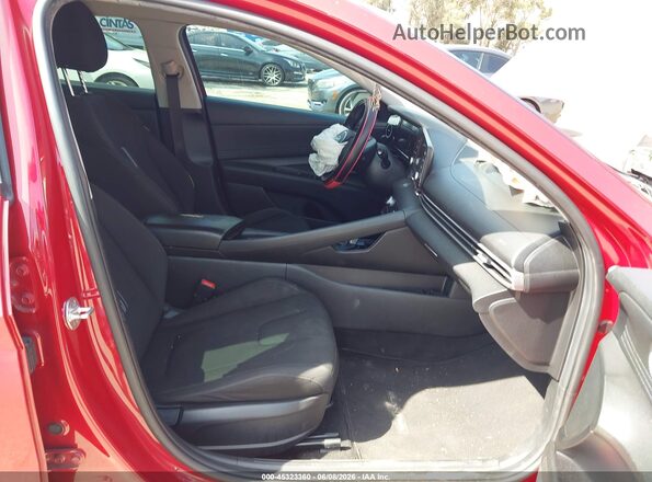 KMHLS4AG2MU200303 2021 HYUNDAI ELANTRA Красный Вид салона спереди