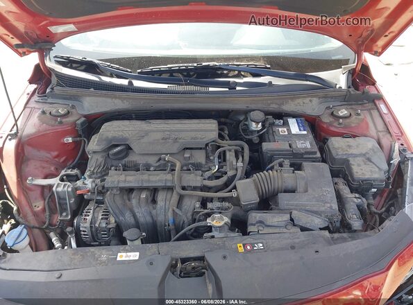 KMHLS4AG2MU200303 2021 HYUNDAI ELANTRA Красный Вид сзади