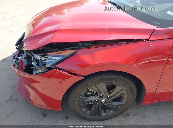 KMHLS4AG2MU200303 2021 HYUNDAI ELANTRA Красный 