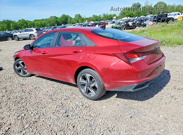 KMHLS4AG2PU429097 2023 HYUNDAI ELANTRA Red Հետևի ձախ