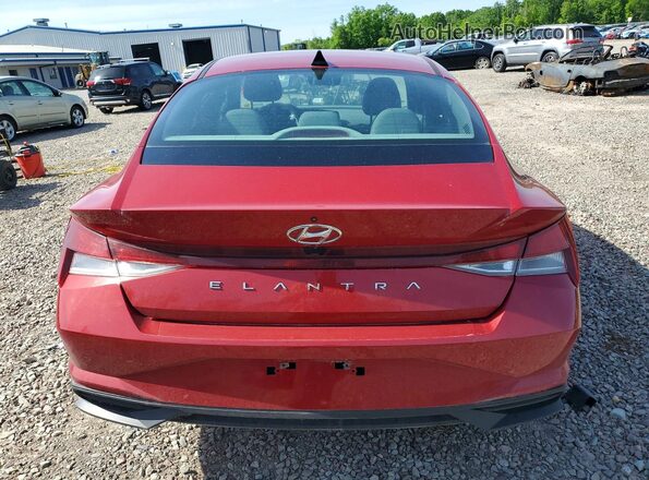KMHLS4AG2PU429097 2023 HYUNDAI ELANTRA Red Հետևի տեսք