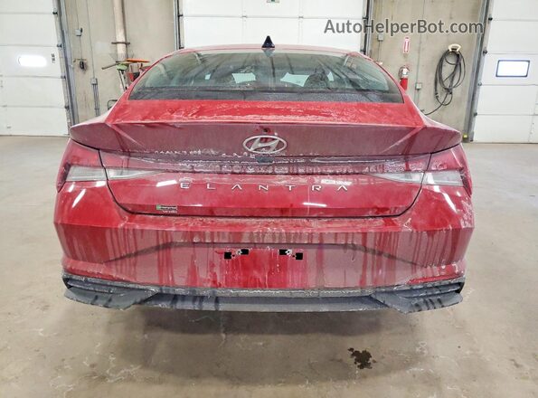 KMHLS4AG2PU459247 2023 HYUNDAI ELANTRA Red Vista trasera
