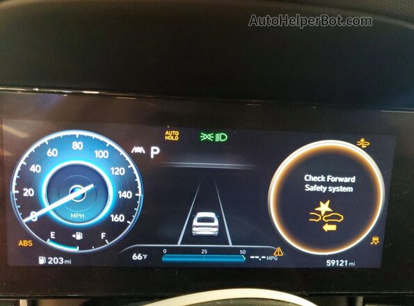 KMHLS4AG2PU459247 2023 HYUNDAI ELANTRA Red Vista del cuadro de instrumentos