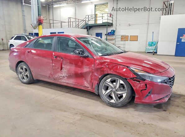 KMHLS4AG2PU459247 2023 HYUNDAI ELANTRA Red Delantero derecho