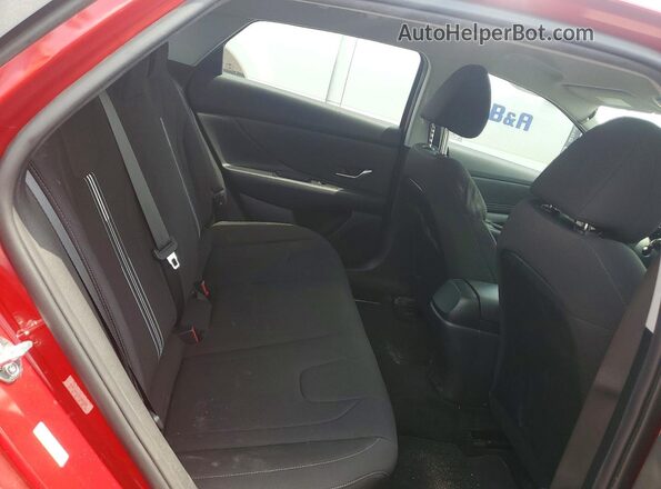 KMHLS4AG2PU485508 2023 HYUNDAI ELANTRA Red Вид задніх сидінь
