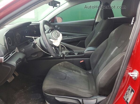 KMHLS4AG2PU485508 2023 HYUNDAI ELANTRA Red Вид салону спереду
