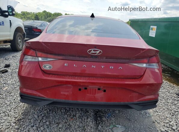 KMHLS4AG2PU485508 2023 HYUNDAI ELANTRA Red Вид ззаду