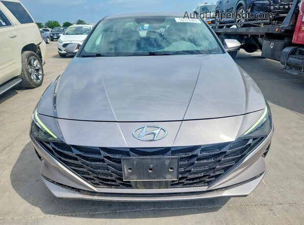 KMHLS4AG2PU618901 2023 HYUNDAI ELANTRA Gray Widok z przodu