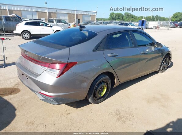 KMHLS4AG3NU324100 2022 HYUNDAI ELANTRA Gray Trasero derecho