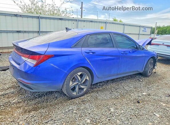 KMHLS4AG3PU402703 2023 HYUNDAI ELANTRA Blue Задня права чверть