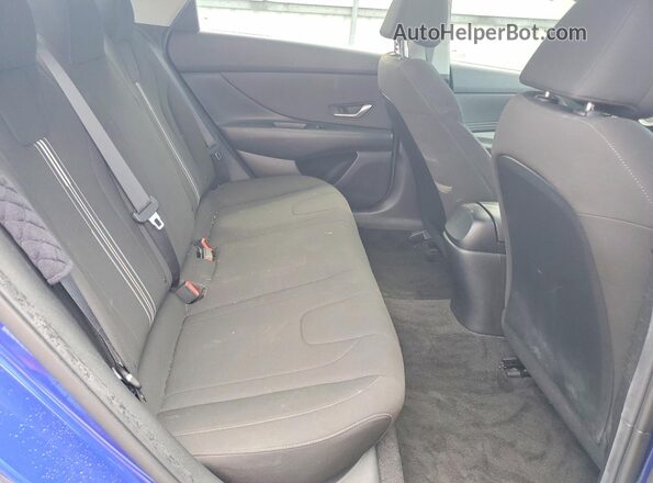 KMHLS4AG3PU402703 2023 HYUNDAI ELANTRA Blue Вид задніх сидінь
