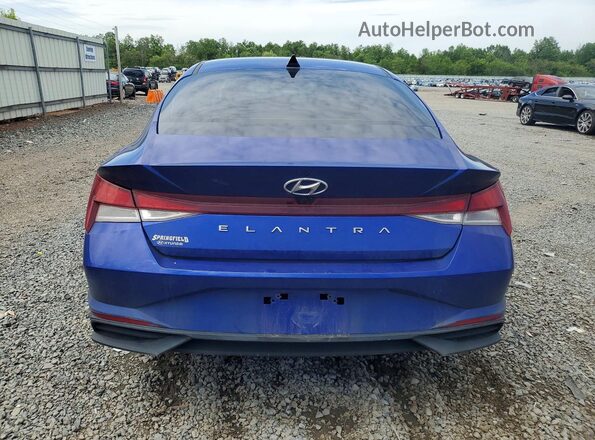 KMHLS4AG3PU402703 2023 HYUNDAI ELANTRA Blue Вид ззаду