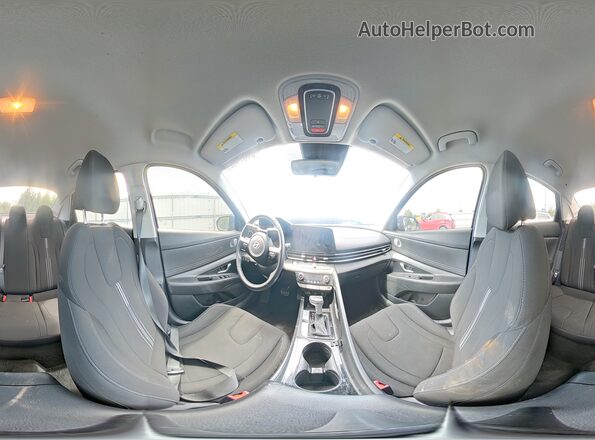 KMHLS4AG3PU402703 2023 HYUNDAI ELANTRA Blue Панорамний вид салону 360°
