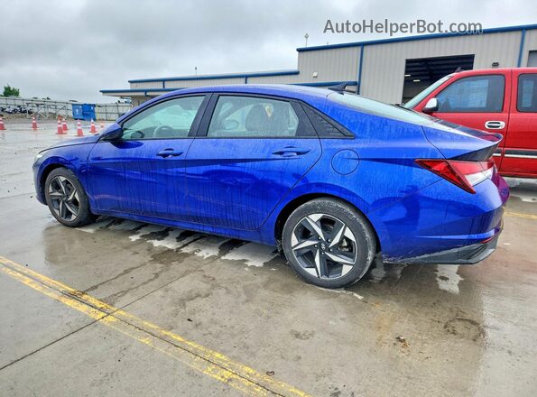 KMHLS4AG3PU625582 2023 HYUNDAI ELANTRA Blue Задня ліва чверть