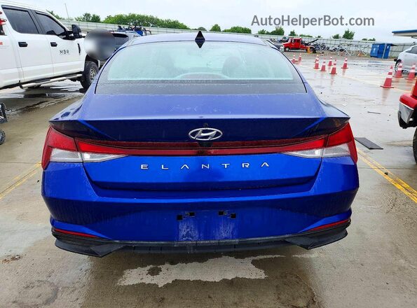 KMHLS4AG3PU625582 2023 HYUNDAI ELANTRA Blue Вид ззаду