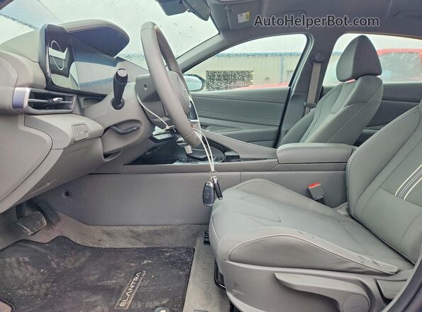 KMHLS4AG3PU625582 2023 HYUNDAI ELANTRA Blue Вид салону спереду