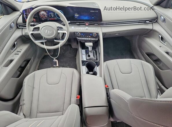 KMHLS4AG3PU625582 2023 HYUNDAI ELANTRA Blue Вид панелі приладів