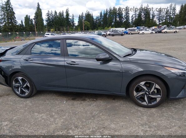 KMHLS4AG3PU634055 2023 HYUNDAI ELANTRA Серый Вид задней части салона