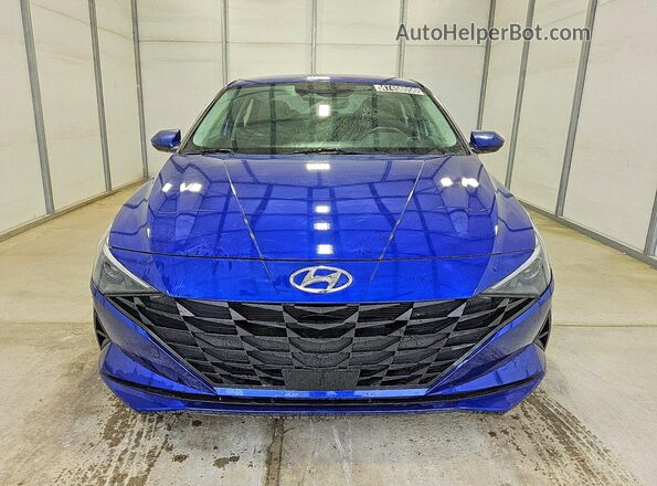 KMHLS4AG4NU336899 2022 HYUNDAI ELANTRA Blue Front view