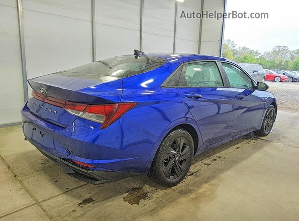 KMHLS4AG4NU336899 2022 HYUNDAI ELANTRA Blue Rear right