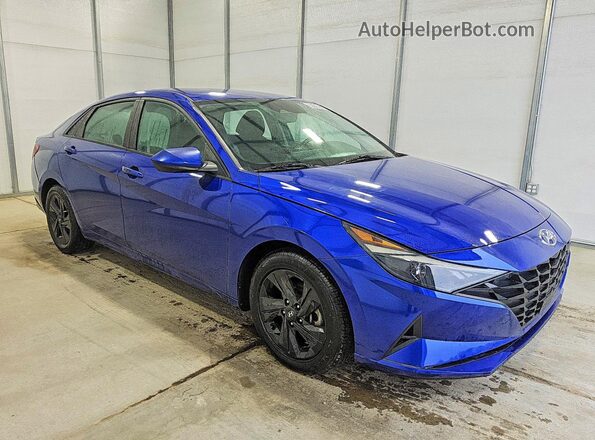 KMHLS4AG4NU336899 2022 HYUNDAI ELANTRA Blue Front right