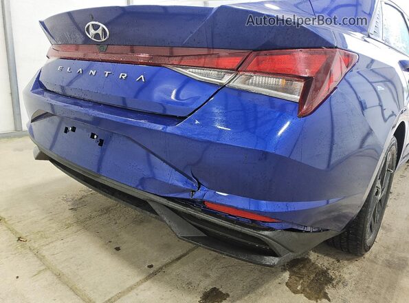 KMHLS4AG4NU336899 2022 HYUNDAI ELANTRA Blue 