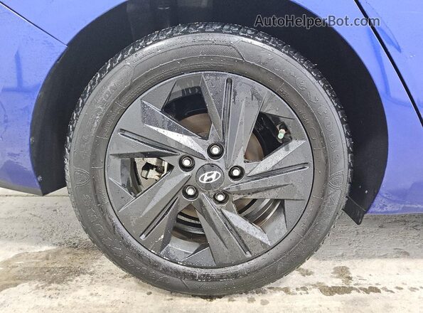 KMHLS4AG4NU336899 2022 HYUNDAI ELANTRA Blue 