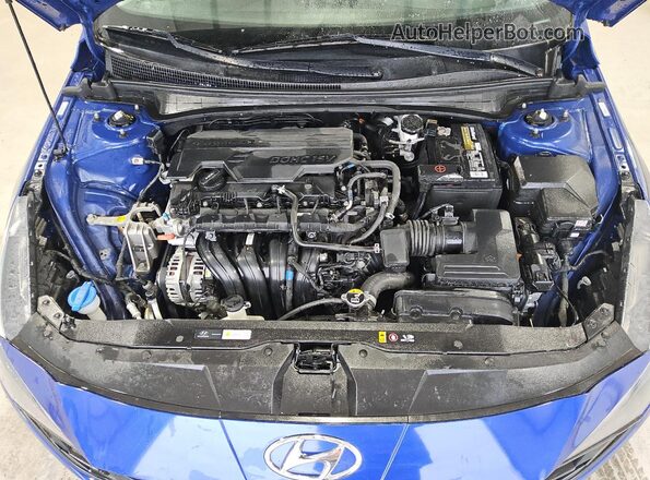 KMHLS4AG4NU336899 2022 HYUNDAI ELANTRA Blue 