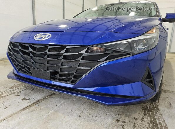 KMHLS4AG4NU336899 2022 HYUNDAI ELANTRA Blue 