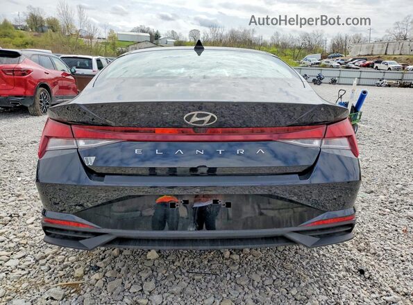 KMHLS4AG4NU369658 2022 HYUNDAI ELANTRA Black Вид ззаду