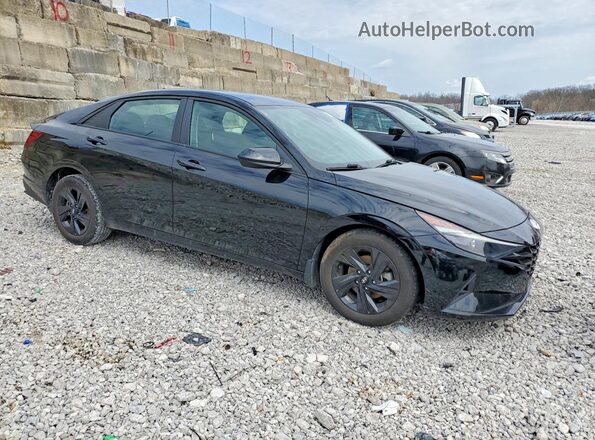 KMHLS4AG4NU369658 2022 HYUNDAI ELANTRA Black Передня права чверть
