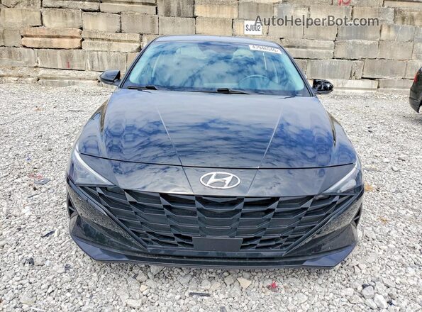 KMHLS4AG4NU369658 2022 HYUNDAI ELANTRA Black Вид спереду
