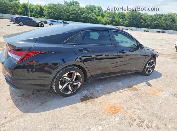 KMHLS4AG4PU413189 2023 HYUNDAI ELANTRA Black უკანა მარჯვენა