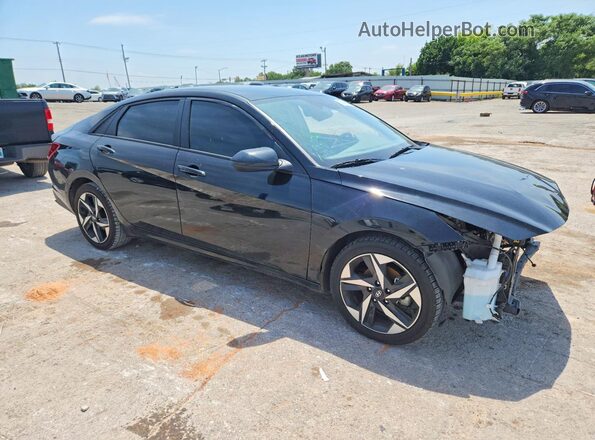 KMHLS4AG4PU413189 2023 HYUNDAI ELANTRA Black წინა მარჯვენა