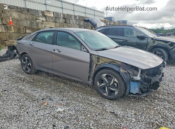 KMHLS4AG4PU494582 2023 HYUNDAI ELANTRA Gray Delantero derecho